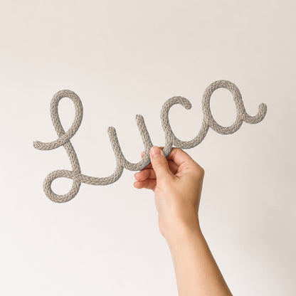 Knitted Name