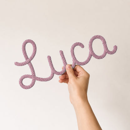 Knitted Name